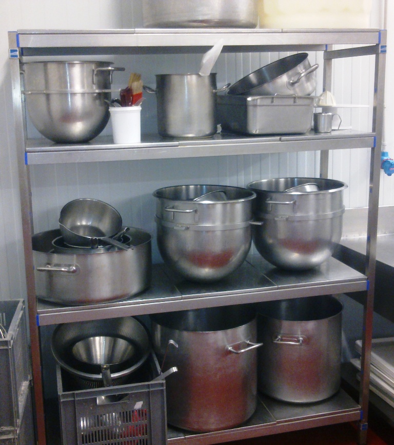 estanteria inoxidable cocina